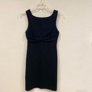 Diane von Furstenberg Bateau Neckline Bow Ponte Knit Dress Size 8 VGUC